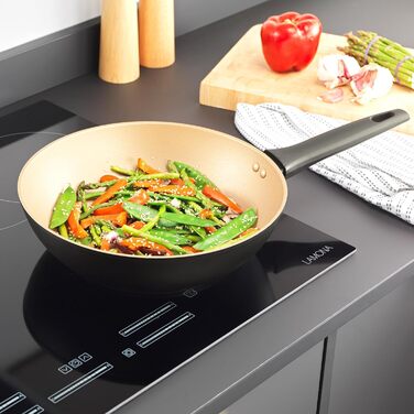 Сковорода гриль Russell Hobbs RH01674BEU7 28 см з антипригарним покриттям (індукція, Wok)