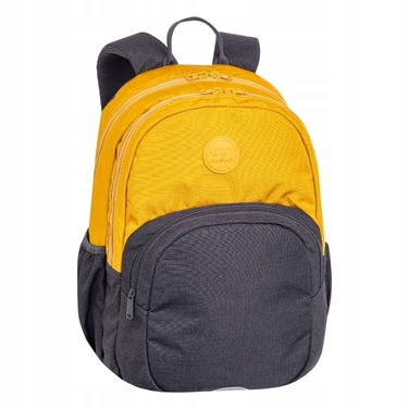 Багатовідсіковий шкільний рюкзак CoolPack, відтінки жовтого та золотого, 27 л