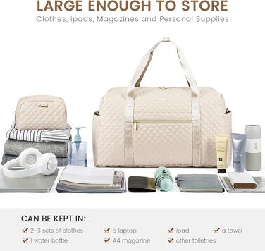 Спортивна сумка LOVEVOOK для жінок з відділенням для ноутбука, 35л. Ідеальна для подорожей, спортзалу та відпочинку.