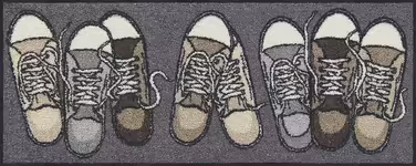 Килимок для взуття Salonloewe Sneakers 30x75 см, підставка для взуття, взуттєвий килимок