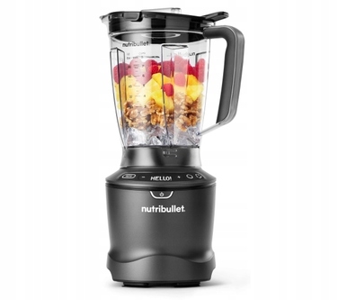 Стаціонарний блендер-витягач NutriBullet NBF550DG, 1500 Вт, чорний