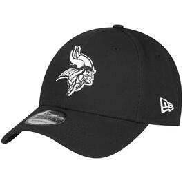 Кепка бейсболка New Era 9Forty NFL Minnesota Vikings чорна з регульованим розміром