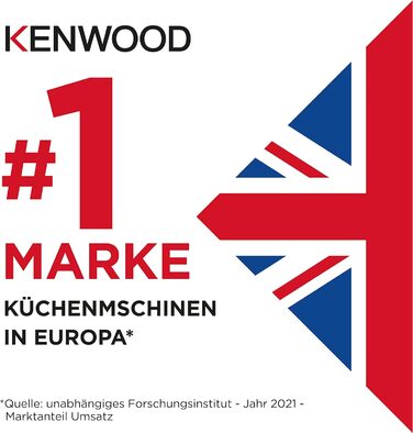 Кухонна машина Kenwood Titanium Chef Baker KVC65.001WH з вбудованими вагами, 1200 Вт, 3 насадки для кондитерських виробів, лопатка та захист від бризок, біла
