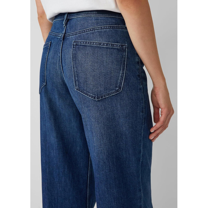 Джинси s.Oliver Suri Regular Fit High Rise Wide Leg 40 сині (55z4_blau)