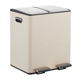 Relaxdays Kitchen Trash Can - 2 x 15 Liter