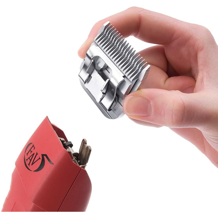 Машинка для стрижки тварин Aesculap FAV5 з набором гребінців | Стрижка собак, коней | Професійна якість | Машинка для стрижки собак та коней