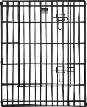Клітка-вольєр для собак Petmaker – металева розкладна клітка з 8 панелей 61x76,2 см для собак, котів та дрібних тварин, з дверцятами
