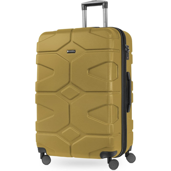 Чемодан X-Kölln 2в1 (S & L) з TSA замком, 76 см, матовий (Золото Осені)