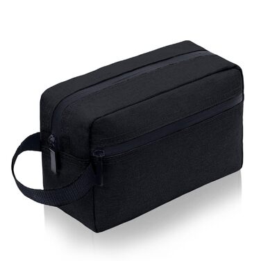 Чоловіча/Жіноча косметичка-органайзер для подорожей, велика, чорна (#8)