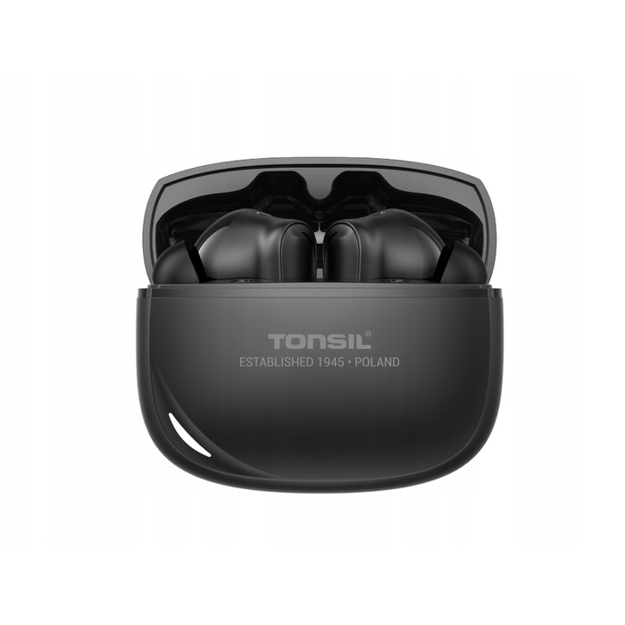 Бездротові вакуумні навушники TONSIL TW50BT Bluetooth, чорні