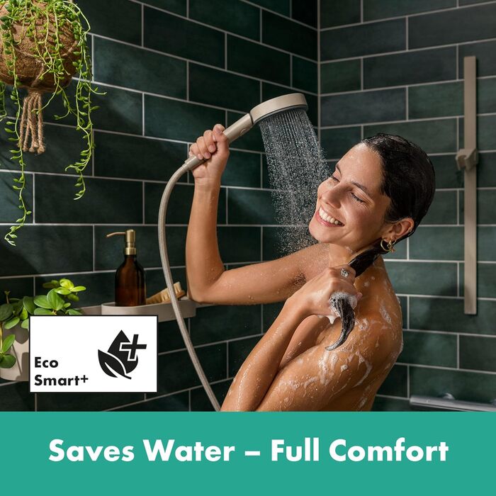 Душова лійка Hansgrohe Pulsify Select S (Relaxation), кругла, 105 мм, з антинакипним покриттям, 3 режими економії води, 6 л/хв