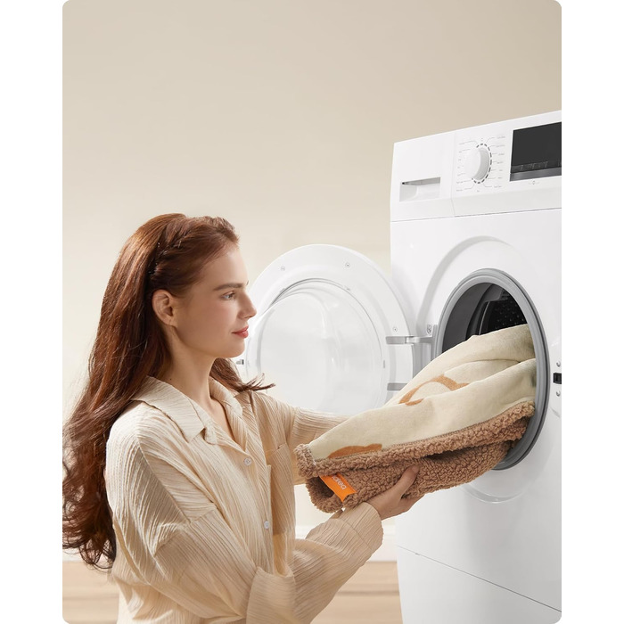 Водонепроникний коврик для собак Feandrea, Sherpa Fleece, 152x127 см, XL, для собак та котів, машинне прання, захист дивану, бежевий, XXL (203 x 152 см)