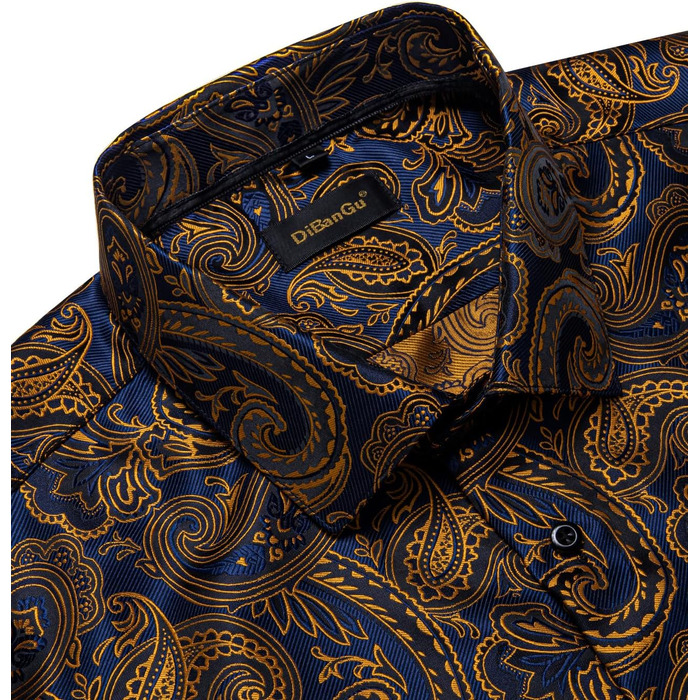 Набір аксесуарів для чоловіків DiBanGu: краватка-снуд, 3 кишенькові хустинки, запонки, кільце для краватки (чорний, синій, золотий)