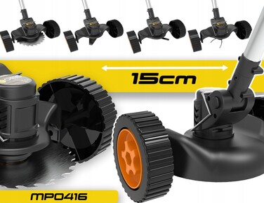 Акумуляторний кущоріз Majster Pro 1001 Вт, 15 см, 1,50 кг