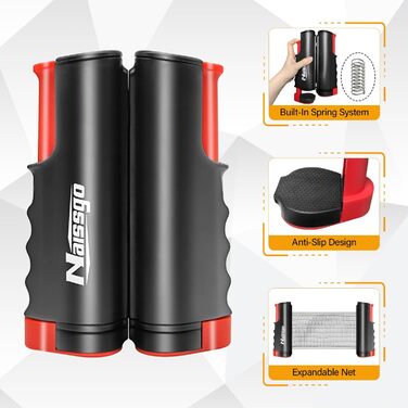 Набір для настільного тенісу Profi: 2 ракетки, сітка, 8 м'ячів, сумка (Indoor/Outdoor)