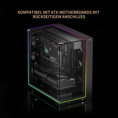 Ігровий корпус Thermalright TR A70 Vision ATX з LCD-дисплеєм 9.16'', панорамною підсвіткою та підтримкою 8 вентиляторів