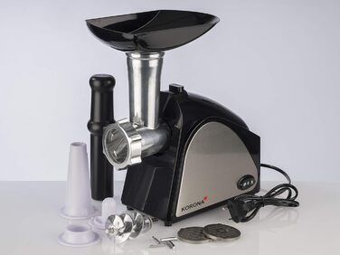 Korona 25200 Stainless Steel Meat Grinder & Food Filler Attachment - 400W | For Meat, Sausage, Kebabs & Pastries