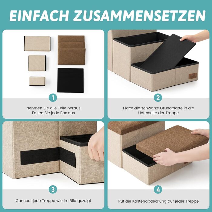 Сходинка для собак маленьких порід зі зберіганням, широка, складна для ліжка та дивану, з неслизьким покриттям, водонепроникна (4x72x42.5см)