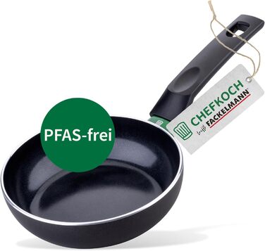 Сковорода Fackelmann Chefkoch Ø16 см з антипригарним покриттям Ceramic, алюміній