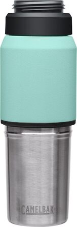 Camelbak Multibev Stainless Steel Vacuum Insulated Thermos Bottle (Coast/Lagoon, 503 ml)