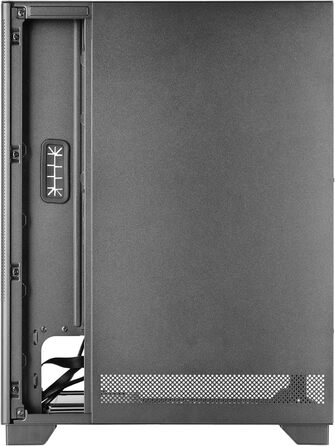Корпус ПК Tacens SAGITTA20 з LED-дисплеєм, 3 вентилятори 120мм, скло, сітка, USB-C, чорний