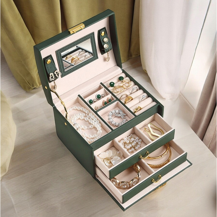 Скринька для прикрас у вигляді валізки з шухлядою