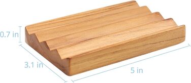 Держатель для мила з текового дерева HTB, модель 