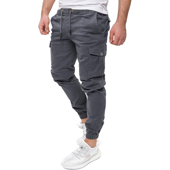 Чоловічі штани карго PITTMAN Darius сірі (Tornado 183907) - бавовняні штани карго джогери 33W/30L