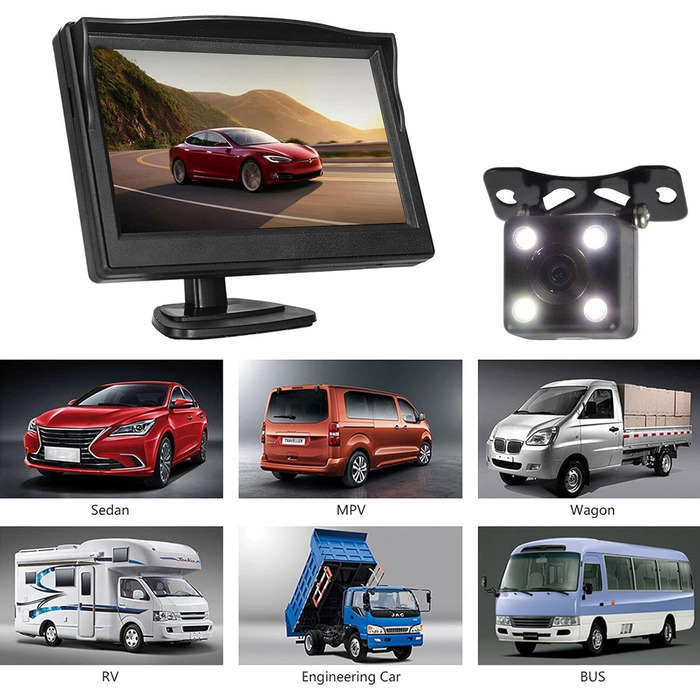 Автомобільний HD LCD монітор 5