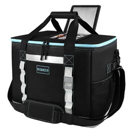 Сумка-холодильник INSMEER 48L: велика, для 65 банок, XXL, водонепроникна, для пікніків, кемпінгу, пляжу
