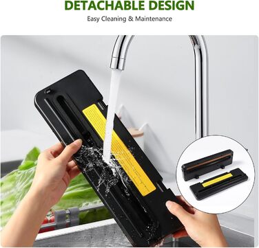 Вакуумний апарат Diboniur 5 в 1: для пакування продуктів, Sous Vide, сухе та вологе зберігання. В комплекті 10 пакетів та шланг