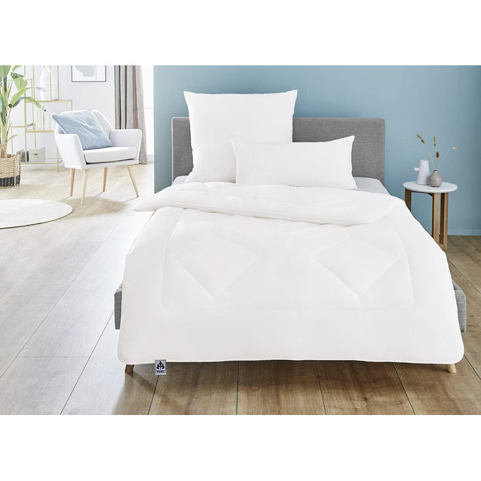 Irisette Merino Warm Duo Winter Comforter - Made in Germany - Comforter made from virgin wool for winter, 155 x 220 cm, Öko-Tex certified 155 x 220 cm Duo Winter Comforter