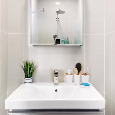Relaxdays 4-Piece Bathroom Accessories Set
