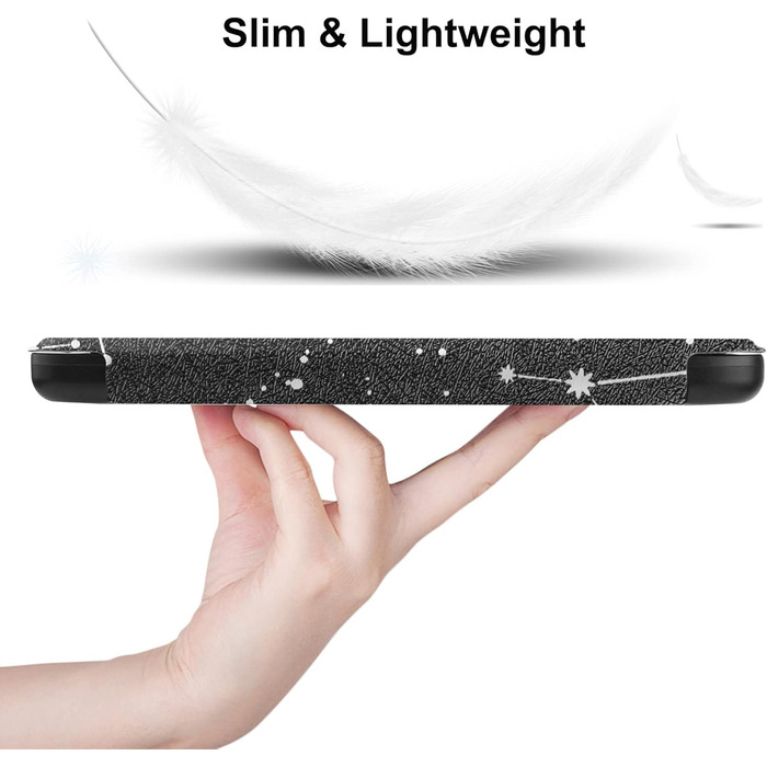 Чохол-книга HGWALP для Tolino Shine 5/Shine Color/Shine 4 та Kobo Clara Colour/Clara BW/Clara 2E eReaders, преміум-якість, авто-ввімкнення/вимкнення (Constellation)