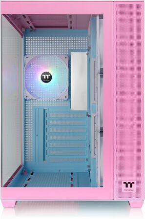 Корпус Thermaltake View 380 TG ARGB Mid-Tower: Двокамерний, з RGB-підсвіткою, USB-C, підтримка радіатора 360мм, Bubble Pink