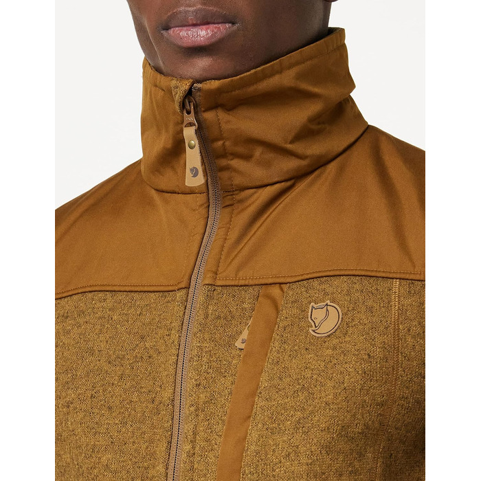 Фльєрсвен (Fjällräven) чоловіча флісова кофта Buck Fleece Vet M, великий розмір XL, колір Chestnut