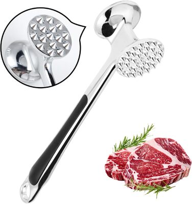 Кухонний молоток для м'яса Lrocotanc – ідеальний для шніцелів, стейків та курки, ергономічна ручка, міцний дизайн