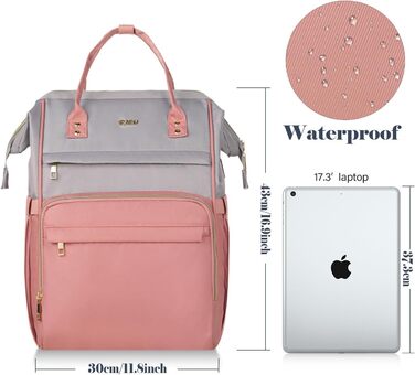 Жіночий рюкзак для школи та міста з відділенням для ноутбука 15.6