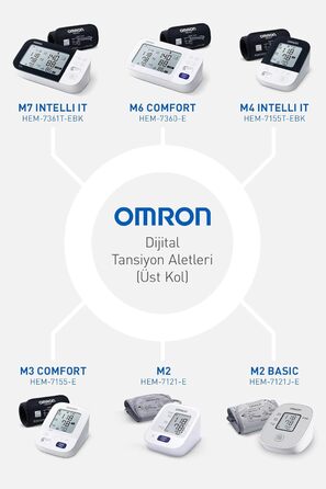 Електронний тонометр Omron M3 Comfort HEM-7155-E - вимірювання артеріального тиску в домашніх умовах