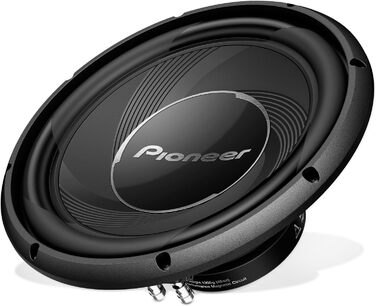Сабвуфер Pioneer TS-A30S4 30 см, 1400 Вт, чорний, IMPP мембрана, потужний звук