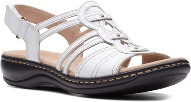 Сандалі Clarks Leisa Janna жіночі шкіряні білі, розмір 39.5 EU