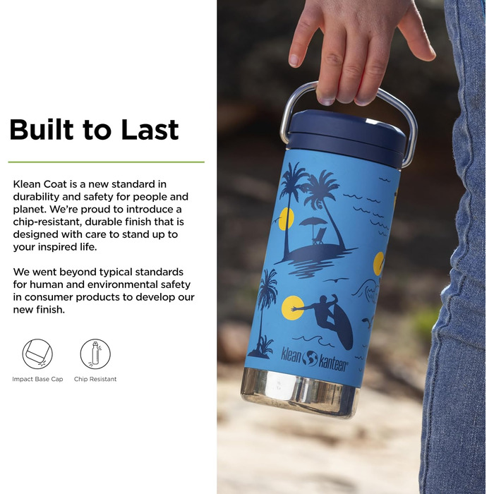 Klean Kanteen TKWide 340 g (with screw top) – (Blue)