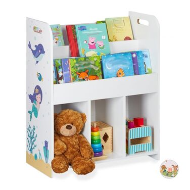 Relaxdays Children's Shelf for Books and Toys