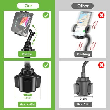 Утримувач для телефону та планшета в автомобіль - тримач для iPad, Samsung Tab, Kindle Fire, iPhone
