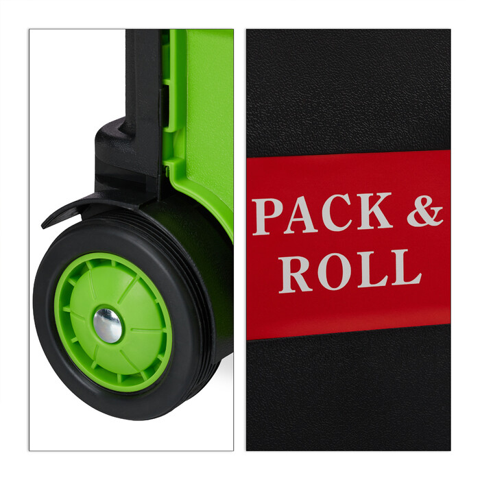 Relaxdays Folding Shopping Trolley