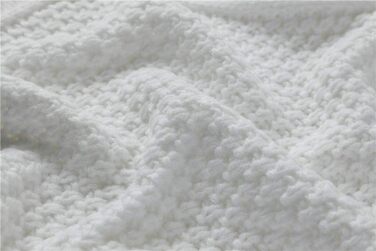 Жіночий в'язаний кардиган Cicy Bell з широкими рукавами-ліхтариками, білий, оверсайз XL