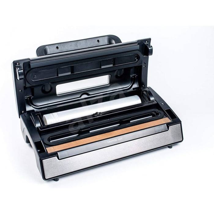 Професійний вакуумний пакувальник Maxxo VM Profi з подвійною зварювальною лінією, 20 л/хв, 900 мбар, для пакування продуктів харчування, з нержавіючої сталі