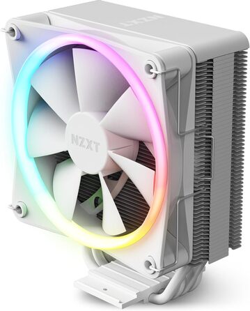 Охолоджувач повітряної циркуляції NZXT T120 RGB - білий, 120 мм, для Intel/AMD, 4 теплові трубки