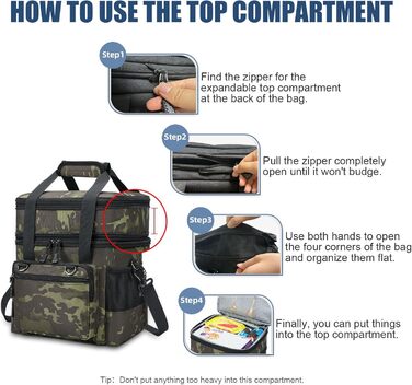 Тактична ланч-торба HSHRISH, 15L, чорний камуфляж - ізольована, водонепроникна, для роботи та пікніків