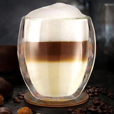 Created double-walled glasses 250ml 